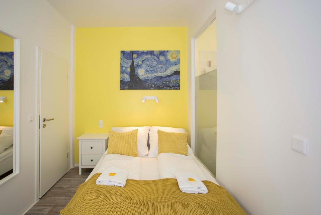Zentral Gelegene, Helle Studio Apartments Nuremberga Exterior foto